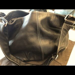 New, never used Italian made leather hobo bag